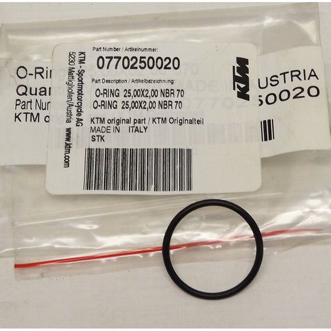 O-RING 25,00X2,00 NBR 70