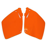 Tampas Laterais Traseiras UFO KTM SX/SX-F/EXC/EXC-F 98-03 Laranja