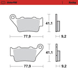 Pastilhas Travão Trás MOTO-MASTER SINTERPRO RACING KTM 640 00-07, LC2 125 96-99, SX 94-02, EXC 99-03 (ver modelos)