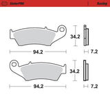 Pastilhas Travão Frente MOTO-MASTER OFFROAD SINTERPRO RACING SUZUKI DR 350 97-99, DRZ 400 00-24, DR 650S/SE 96-18, RMX 450 10-18