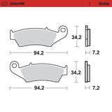 Pastilhas Travão Frente MOTO-MASTER OFFROAD SINTERPRO RACING GAS GAS EC 00-20, RIEJU MR 250/300 20-26