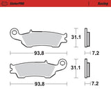 Pastilhas Travão Frente MOTO-MASTER OFFROAD SINTERPRO RACING YAMAHA WR 250 F 17-21, WR 450 F 16-20