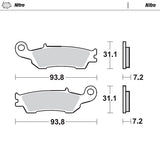 Pastilhas Travão Frente MOTO-MASTER OFFROAD NITRO YAMAHA WR 250 F 17-21, WR 450 F 16-20