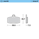 Pastilhas Travão Frente MOTO-MASTER SINTERPRO RACING GP KTM SX 85 12-20