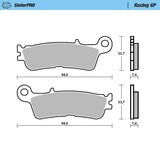 Pastilhas Travão Frente MOTO-MASTER SINTERPRO RACING GP YAMAHA WR 250 F 22-26, WR 450 F 21-26