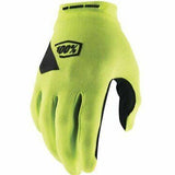 Luvas 100% RIDECAMP Amarelo Fluorescente