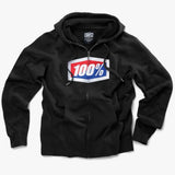 Sweat com fecho central e capuz 100% OFFICIAL