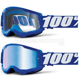 Óculos 100% STRATA 2 BLUE 2021 (com Lente espelhada: 32,00€)