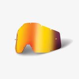 Lentes Espelhadas 100% RACECRAFT, ACCURI e STRATA (compatível com FMF VISION)