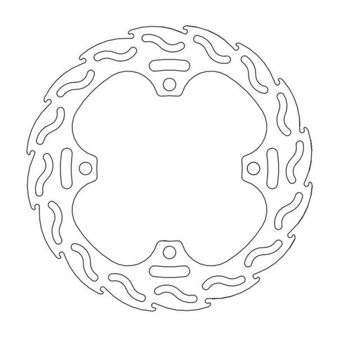 Disco de Travão Traseiro MOTO-MASTER FLAME HONDA CR 125/250 98-01