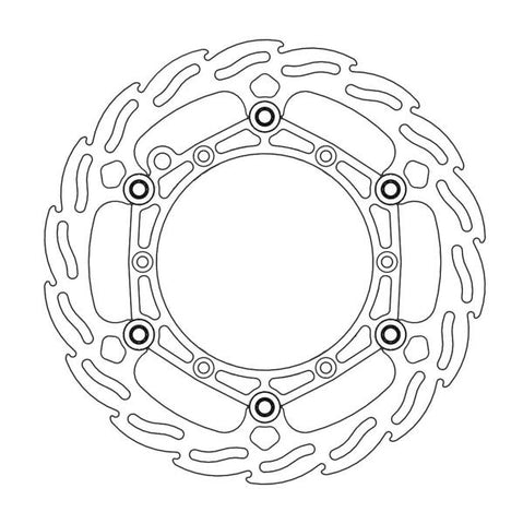 Disco Travão Dianteiro MOTO-MASTER KTM EXC/EXC-F/SX/SX-F 98-.. HUSABERG ..-14 HUSQVARNA 14-.. 260 MM FLUTUANTE