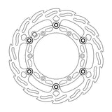 Disco Travão Dianteiro MOTO-MASTER BLACK KTM EXC/EXC-F/SX/SX-F 98-.. HUSABERG ..-14 HUSQVARNA 14-.. 260 MM FLUTUANTE ALU