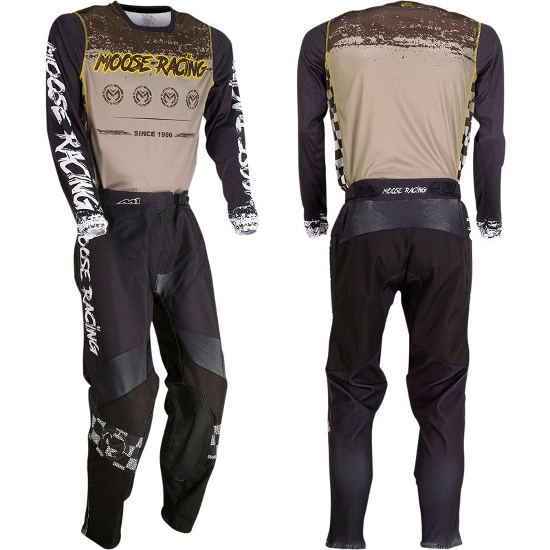 Conjunto MOOSE RACING M1 Preto/Amarelo 2022