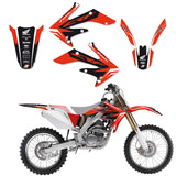 Kit de autocolantes BLACKBIRD DREAM 4 HONDA CRF 250R 04-09, CRF 250X 04-19