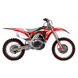 Kit de Autocolantes BLACKBIRD DREAM 4 HONDA CRF 250R/RX 18-21, CRF 450R/RX 17-20