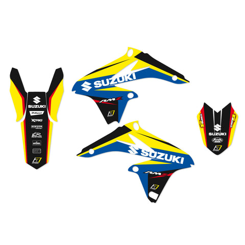 Kit de Autocolantes BLACKBIRD DREAM 4 para SUZUKI RMZ 250 10-18