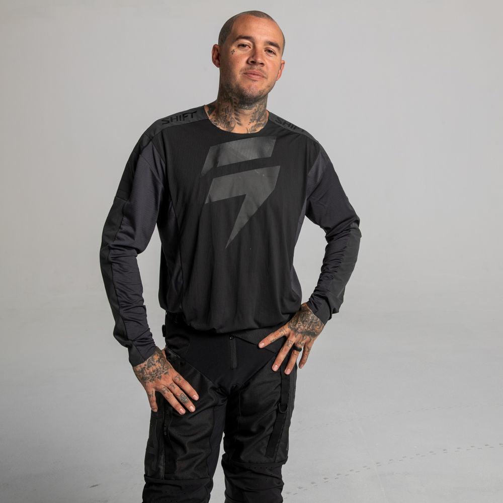 Camisola SHIFT 3LACK LABEL DEAD EYE BLACK 2020 - Tamanho M