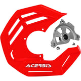 Protecção de Disco ACERBIS X-FUTURE GAS GAS EC/EC-F/MC/MC-F 21-25 Vermelho (com suporte)