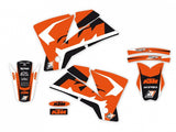 Kit de Autocolantes BLACKBIRD DREAM 4 para KTM SX/SX-F 01-04, EXC/EXC-F 03-04