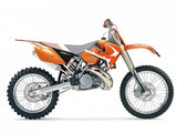 Kit de Autocolantes BLACKBIRD DREAM 4 para KTM SX/SX-F 01-04, EXC/EXC-F 03-04