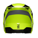 Capacete FOX V1 PRIX Preto/Amarelo Flúor 2020 - Tamanho XL