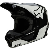 Capacete FOX V1 REVN Preto/Branco 2021