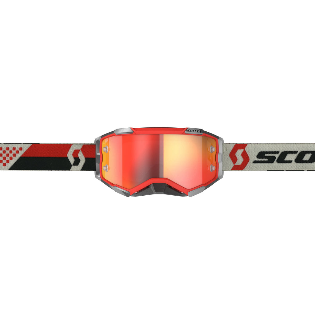 Óculos SCOTT FURY CHROME WORKS Vermelho/Preto/Laranja 2020