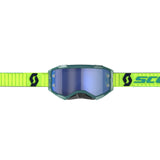 Óculos SCOTT FURY CHROME WORKS Azul/Amarelo néon/Azul eléctrico 2020