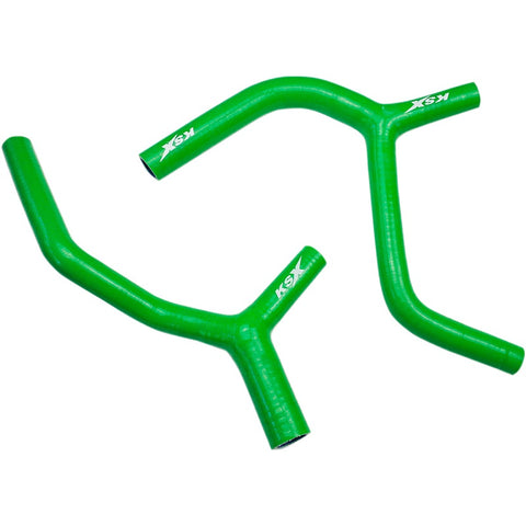 Tubos de Radiador KSX para KAWASAKI KX 450 F 16-18 Verde