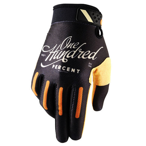 Luvas 100% RIDEFIT CLASSIC Preto - Tamanho M