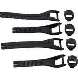 Kit de 4 correias THOR BLITZ XP + fixadores Preto - Tamanho 7-9
