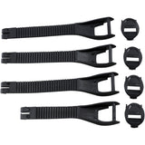 Kit de 4 correias THOR BLITZ XP + fixadores Preto - Tamanho 10-15