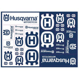 Folha de Autocolantes HUSQVARNA 29x21 cm