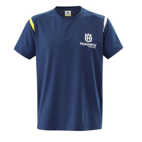 T-shirt HUSQVARNA TEAM Azul Marinho