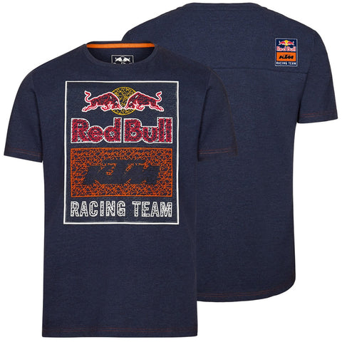 T-shirt RED BULL KTM RACING TEAM GRAPHIC TEE Azul Marinho
