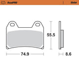 Pastilhas Travão Frente MOTO-MASTER ROADPRO SINTER KTM 1290 SUPER ADVENTURE 15-23