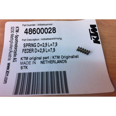 SPRING D=2,9 L=7,9