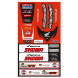 Kit de Autocolantes 4MX Universal Guarda-lamas Dianteiro + Traseiro HONDA