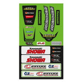 Kit de Autocolantes 4MX Universal Guarda-lamas Dianteiro + Traseiro KAWASAKI