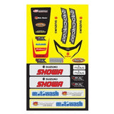 Kit de Autocolantes 4MX Universal Guarda-lamas Dianteiro + Traseiro SUZUKI