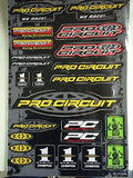 Folha de Autocolantes Variados 4MX PROCIRCUIT