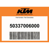 Junta Tampa Válvula Escape Direita KTM EXC/SX 125 98-06, EXC 200 98-16