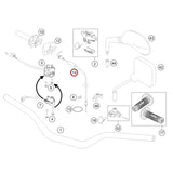 Cabo Acelerador Original HUSQVARNA TC 125/250 17-20,  TE 250/300 17-18 (2T com carburador)