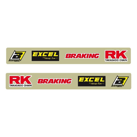 Autocolantes BLACKBIRD para braço oscilante KAWASAKI KX 125/250 94-08, KX-F 250/450 04-21