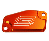 Tampa Reservatório Travão Dianteiro SCAR KTM SX 65 14-22, SX 85 13-20, FREERIDE 250F 18-20, 250R 14-17, 350 14-17 Laranja
