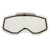 Lentes Duplas Ventiladas TRANSPARENTES 100% RACECRAFT 2, ACCURI 2 e STRATA 2