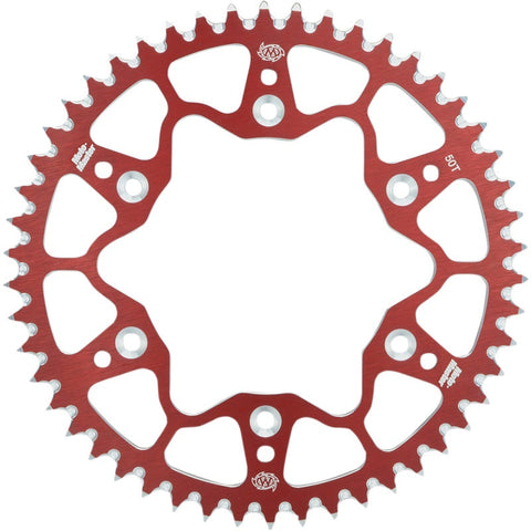 Cremalheira Alumínio MOTO-MASTER Vermelho SUZUKI DR 350 90-99, DRZ 400 00-24, RM 125/250 81-11, RMZ 250 07-25, RMZ 450 05-25, RMX 450Z 10-20
