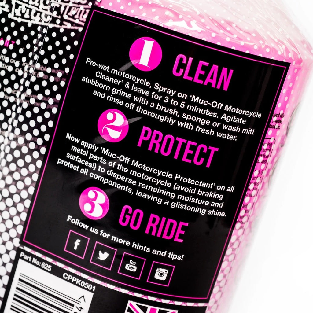 Kit de Limpeza MUC-OFF MOTORCYCLE CARE DUO