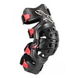Joelheira ALPINESTARS BIONIC-10 CARBON Direita Preto/Vermelho