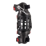 Joelheira ALPINESTARS BIONIC-10 CARBON Direita Preto/Vermelho